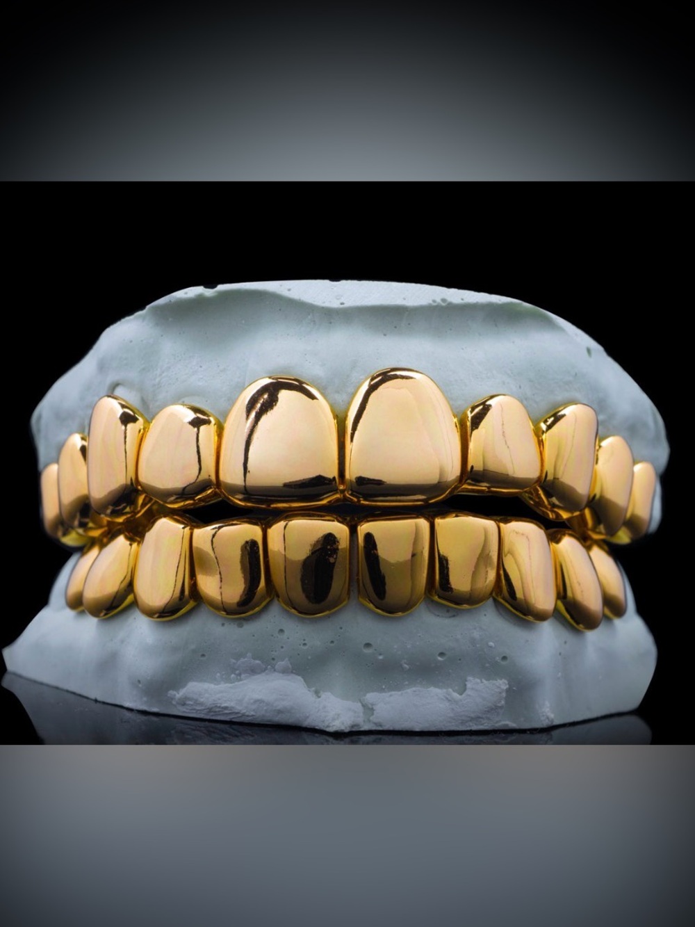 HOP HOP GOLD GRILLZ COSTUME TEETH NEW IN PACKAGE